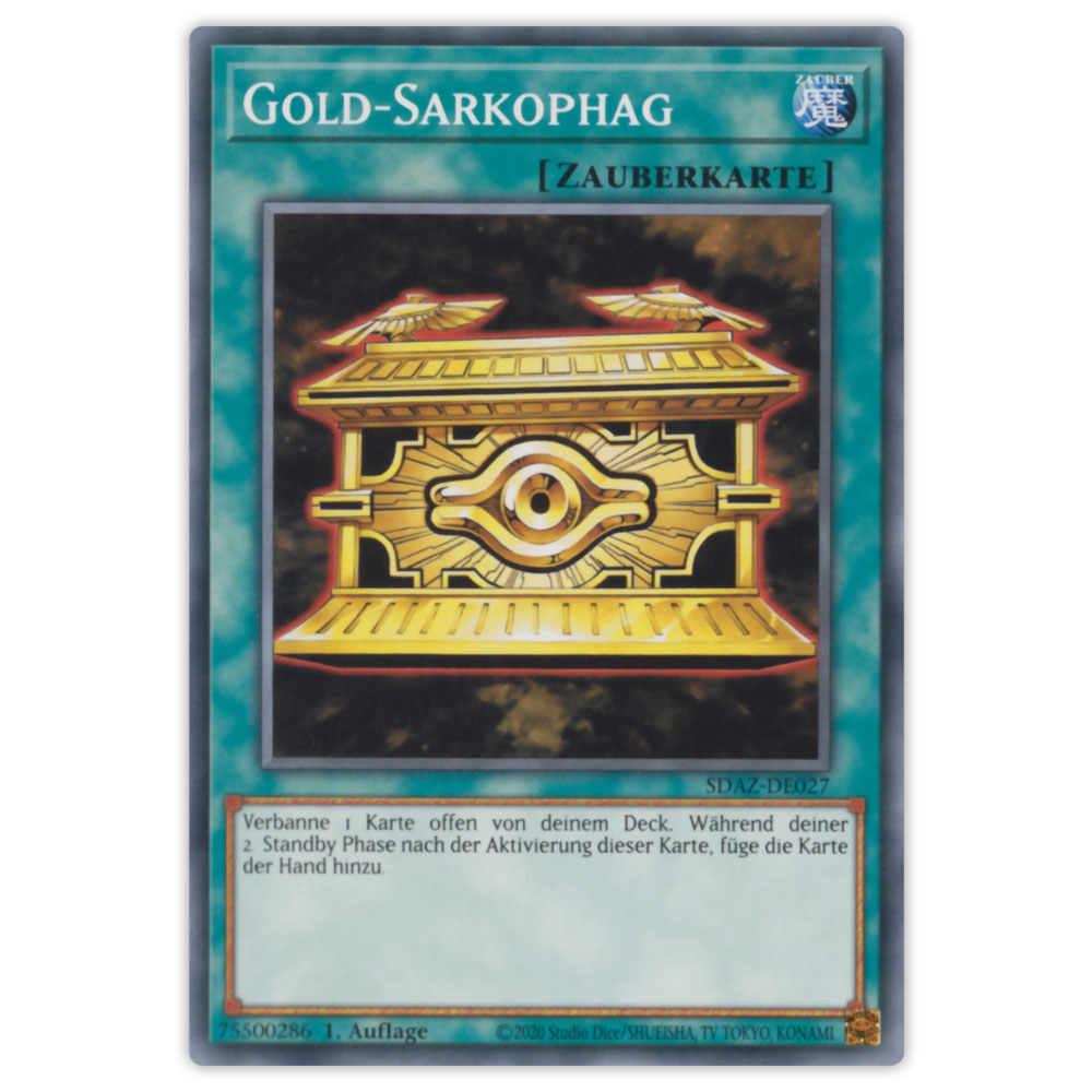 Bild von SDAZ-DE027 Gold-Sarkophag