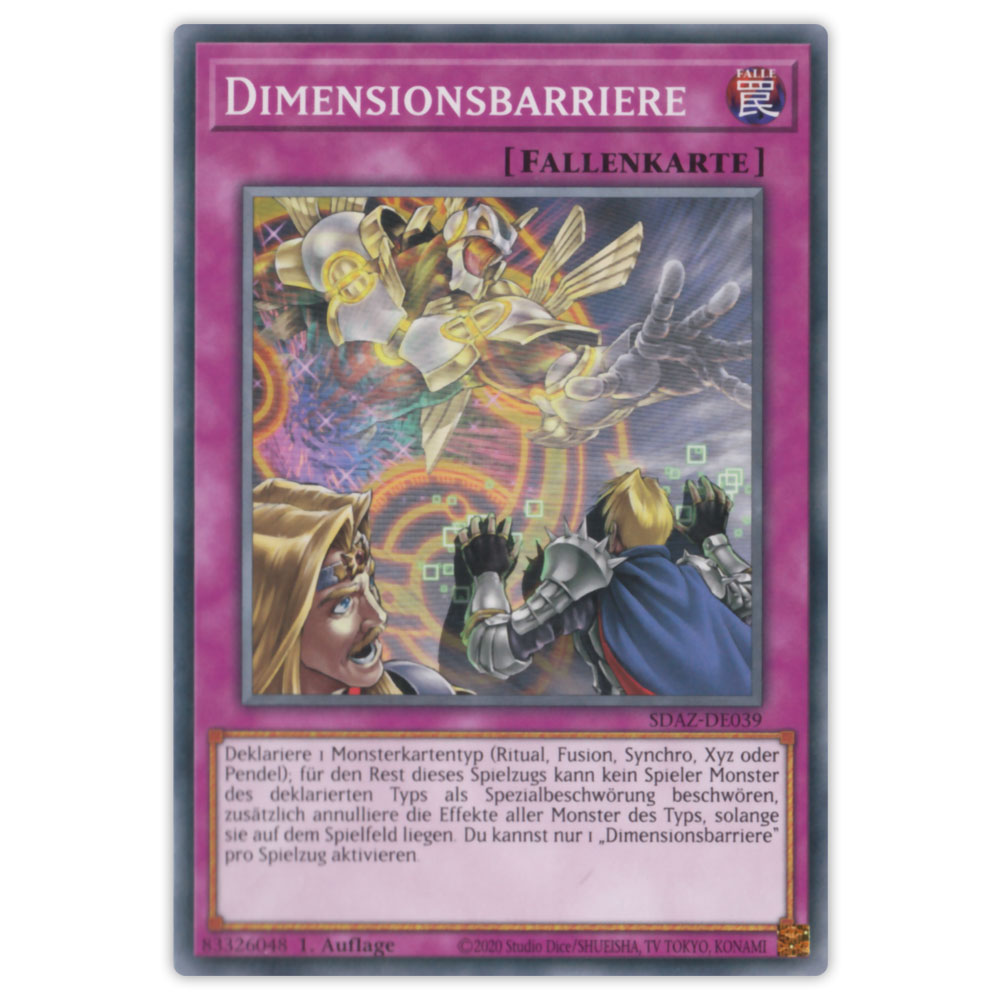 Bild von SDAZ-DE039 Dimensionsbarriere