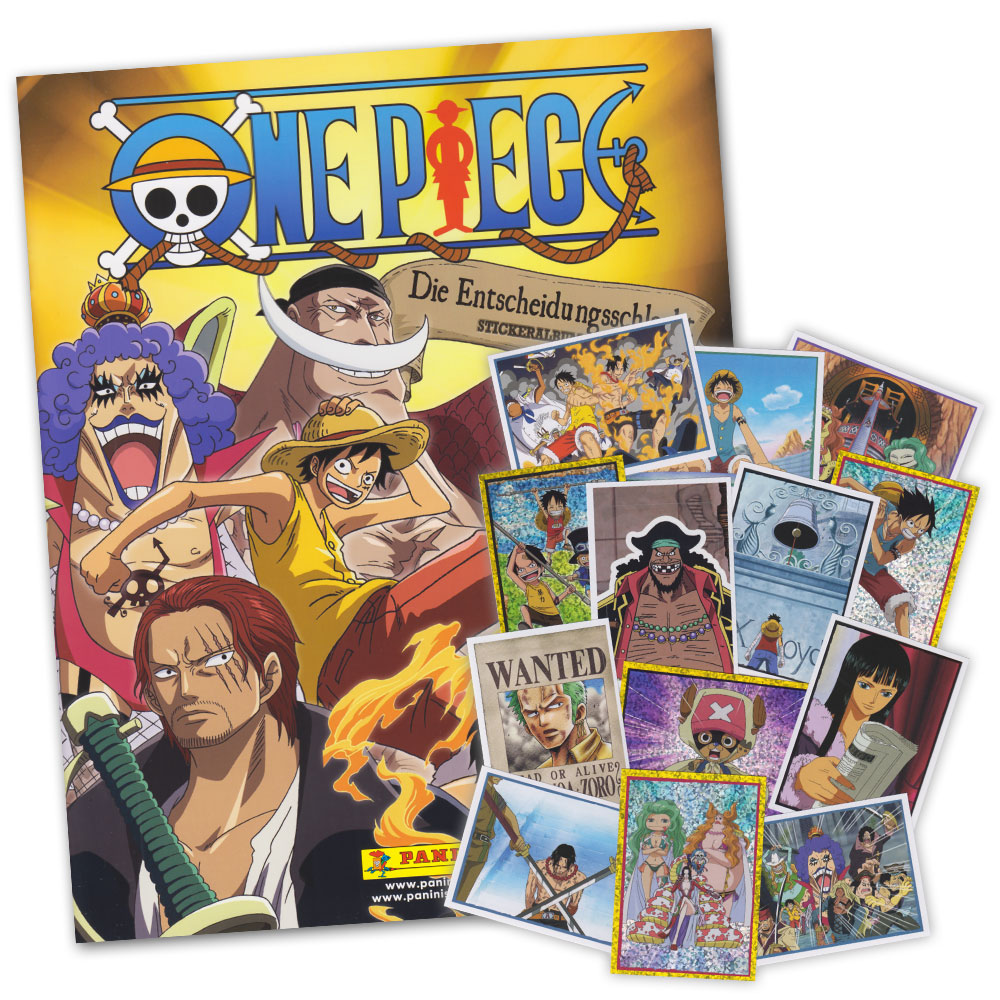 Bild von One Piece - Set mit Album und 50 verschiedenen Stickern