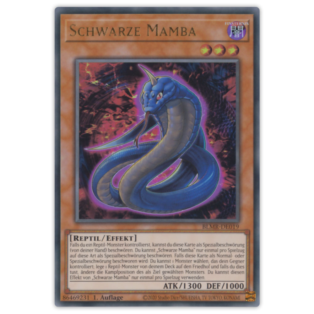 Bild von BLMR-DE019 Schwarze Mamba