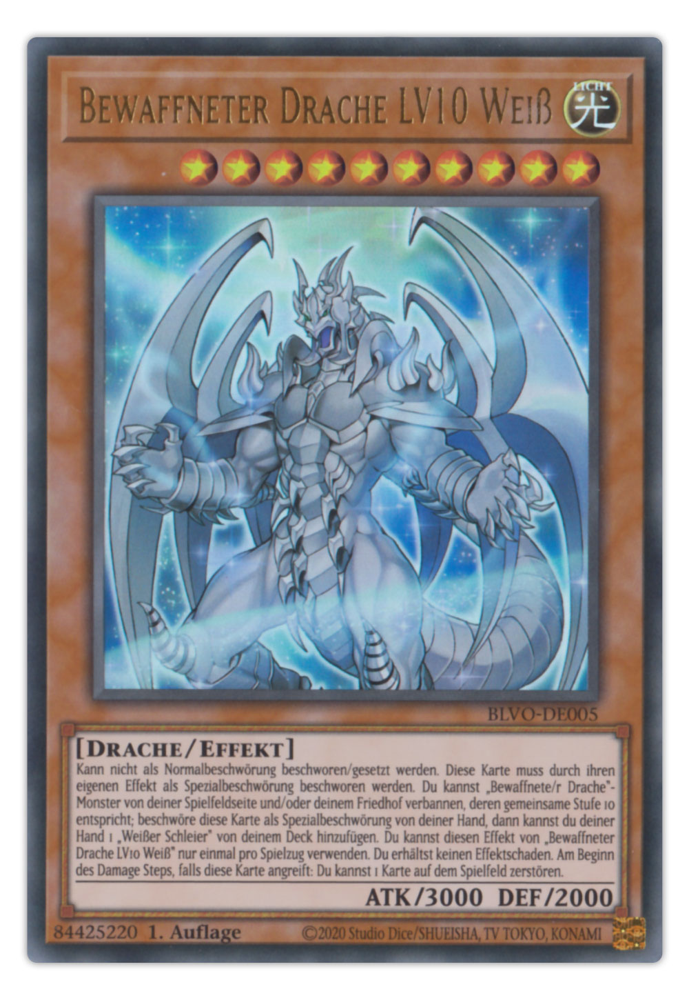 Bild von BLVO-DE005 Bewaffneter Drache LV10 Weiß