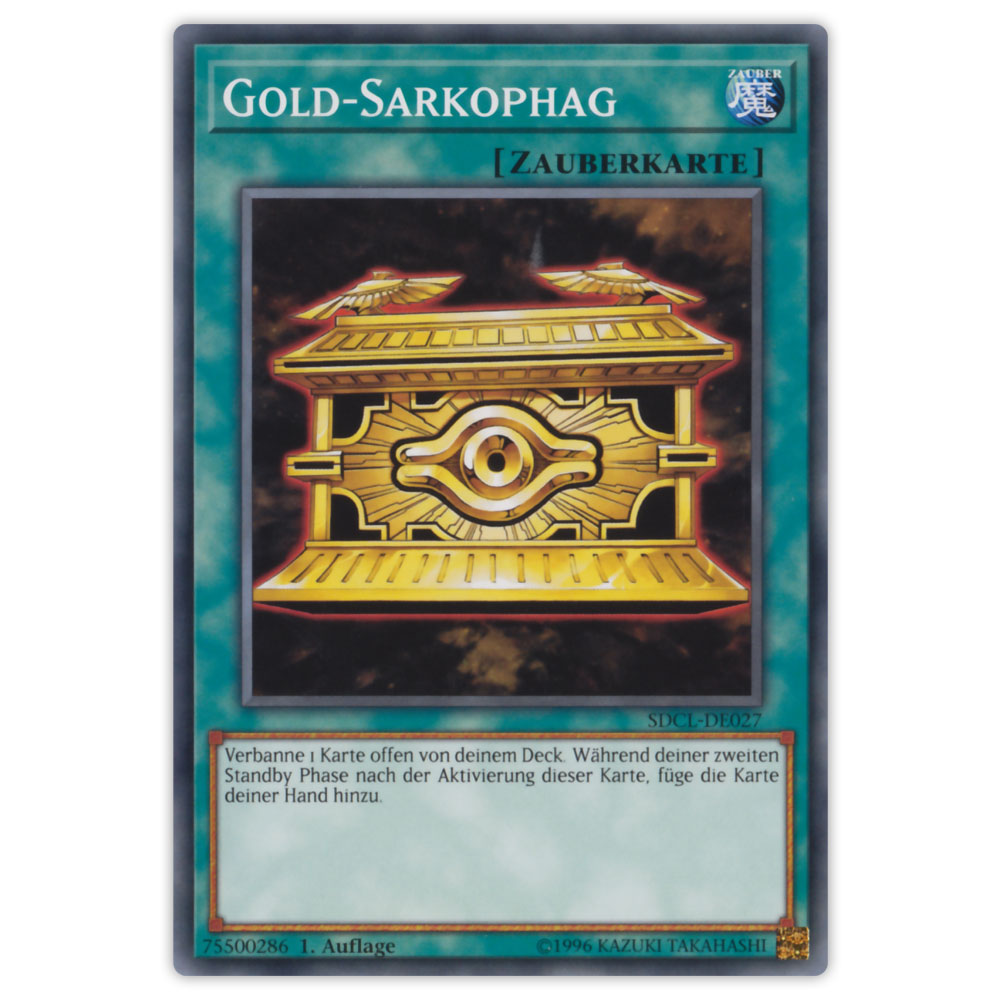 Bild von SDCL-DE027 Gold-Sarkophag