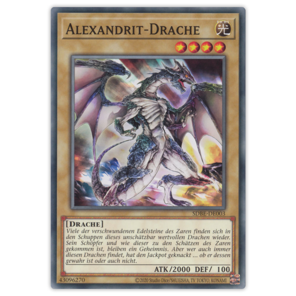 Bild von SDBE-DE003 Alexandrit-Drache