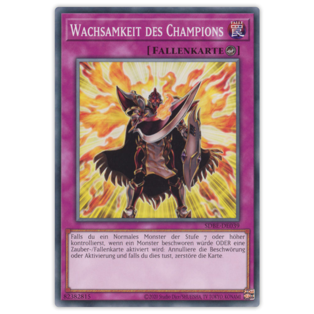 Bild von SDBE-DE039 Wachsamkeit des Champions