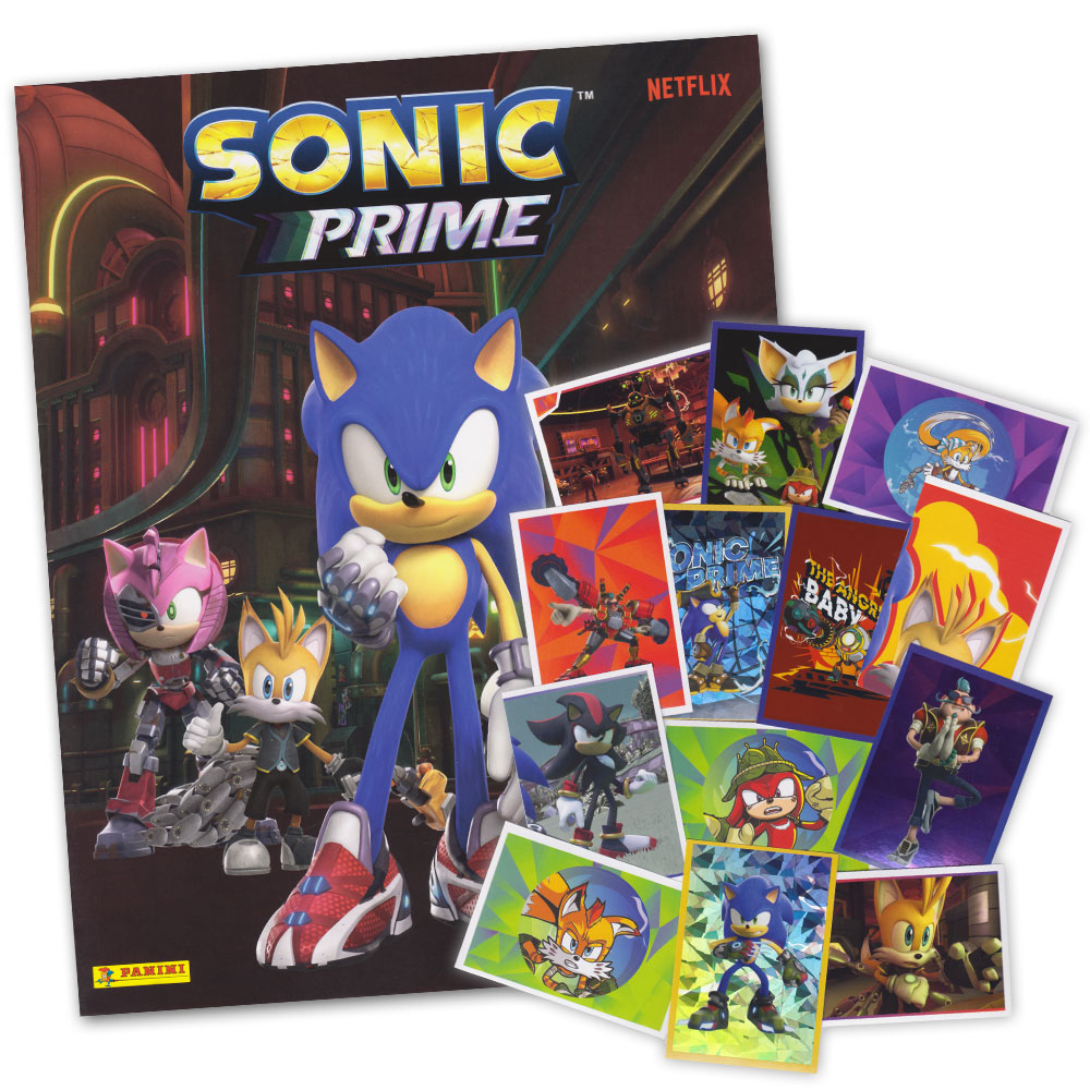 Bild von Sonic Prime - Set mit Album und 50 verschiedenen Stickern