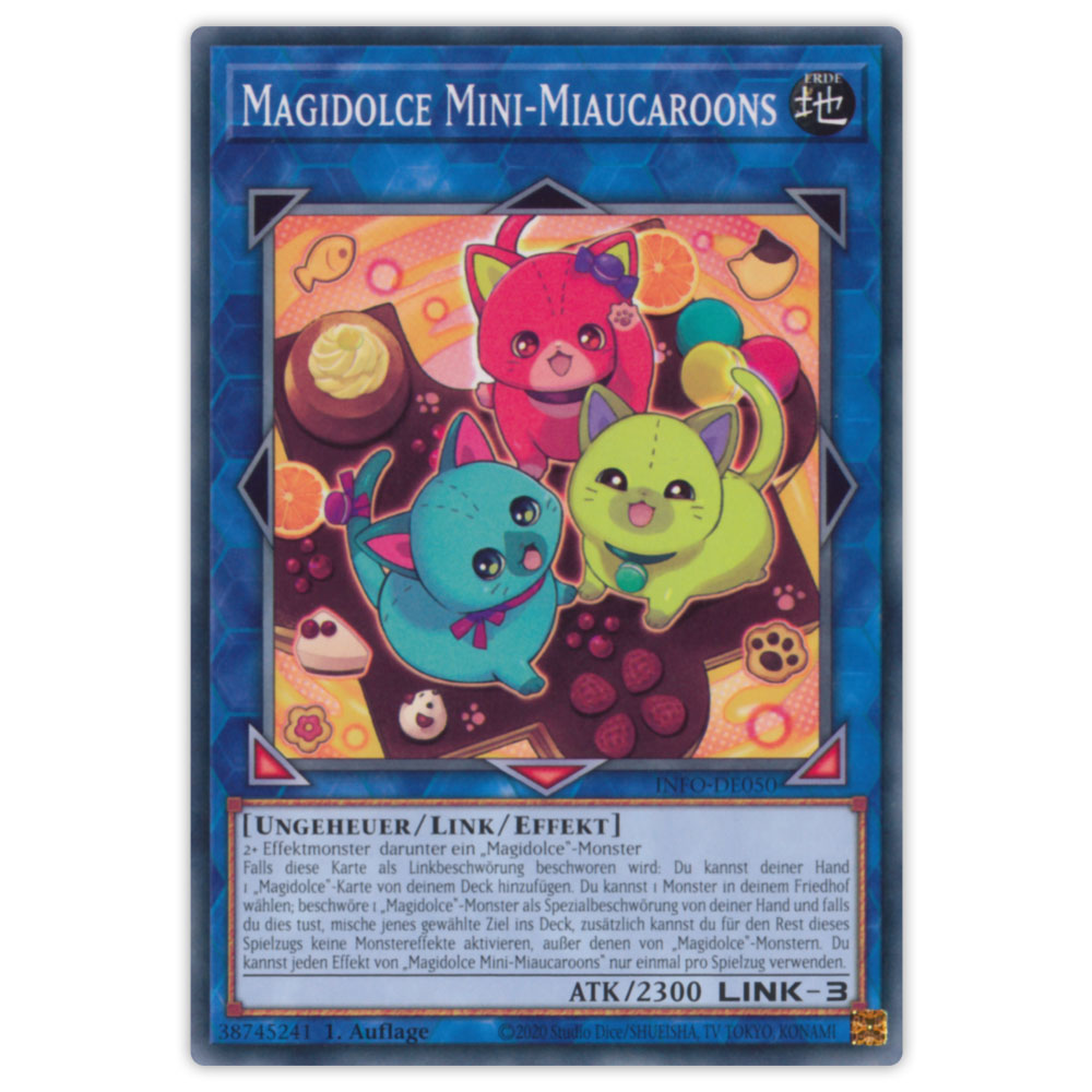 Bild von INFO-DE050 Magidolce Mini-Miaucaroons