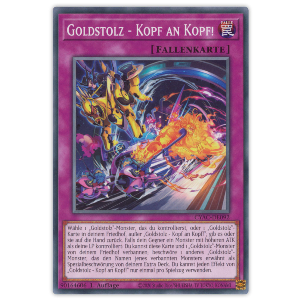 Bild von CYAC-DE092 Goldstolz - Kopf an Kopf!