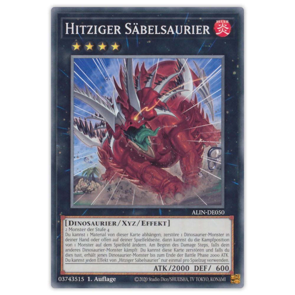 Bild von ALIN-DE050 Hitziger Säbelsaurier