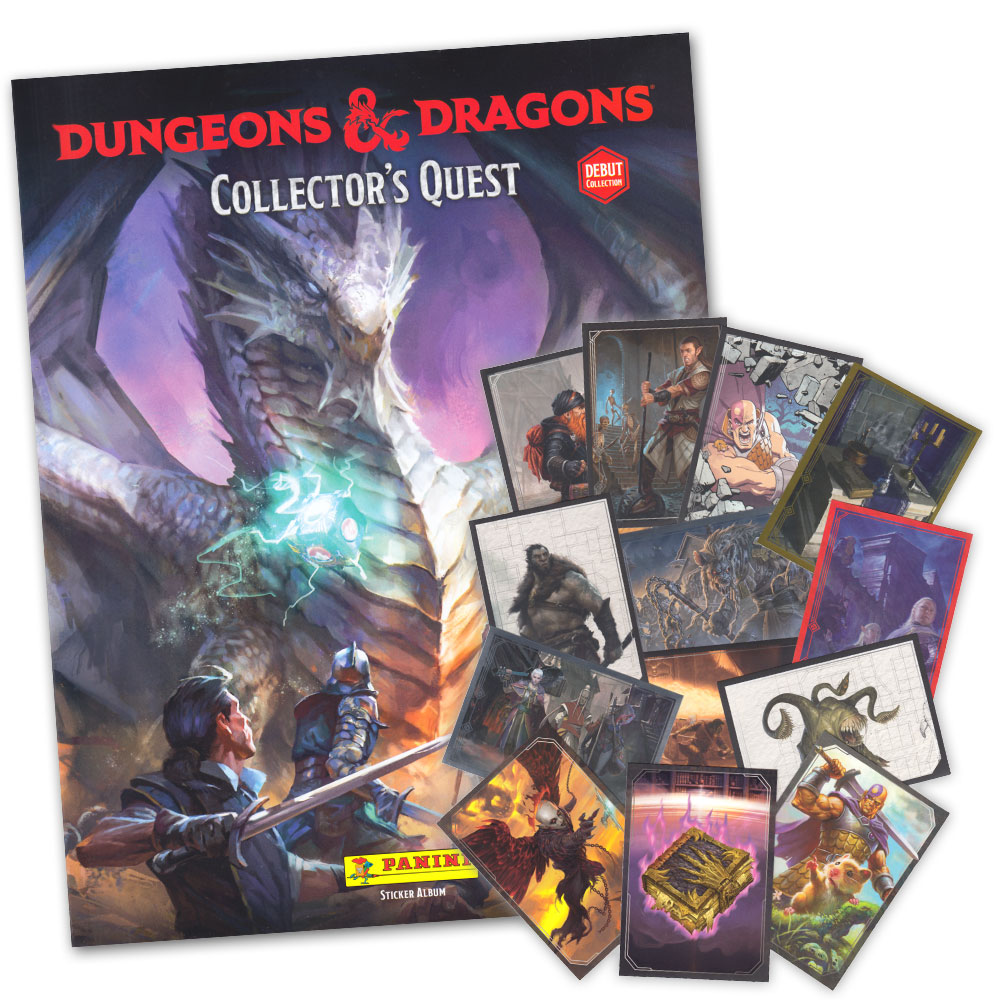Bild von Dungeons & Dragons Collector's Quest - Set mit Album und 50 verschiedenen Stickern