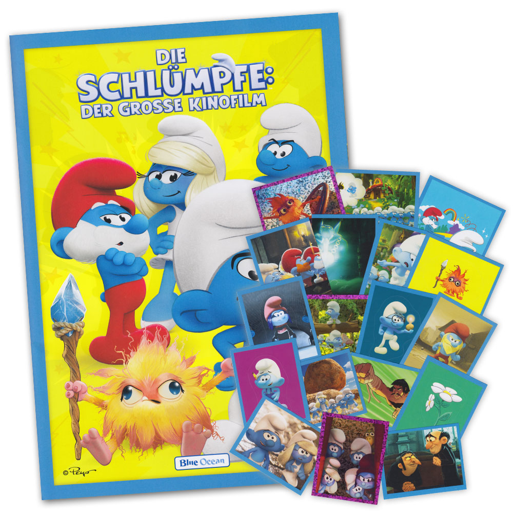 Bild von Die Schlümpfe: Der Grosse Kinofilm - Set mit Album und 50 verschiedenen Stickern