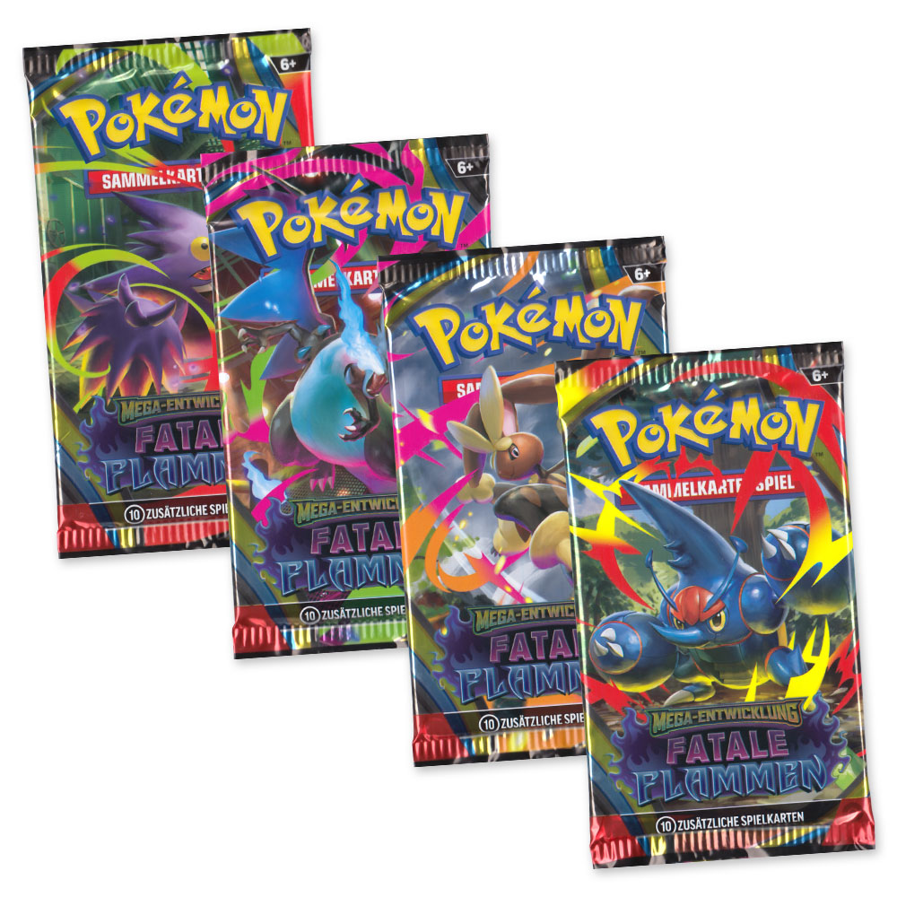 Bild von Mega-Entwicklung Fatale Flammen (Motiv-Set 4x Booster)