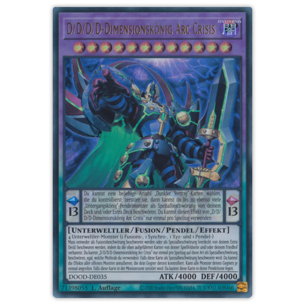 Bild von DOOD-DE035 D/D/D/D-Dimensionskönig Arc Crisis