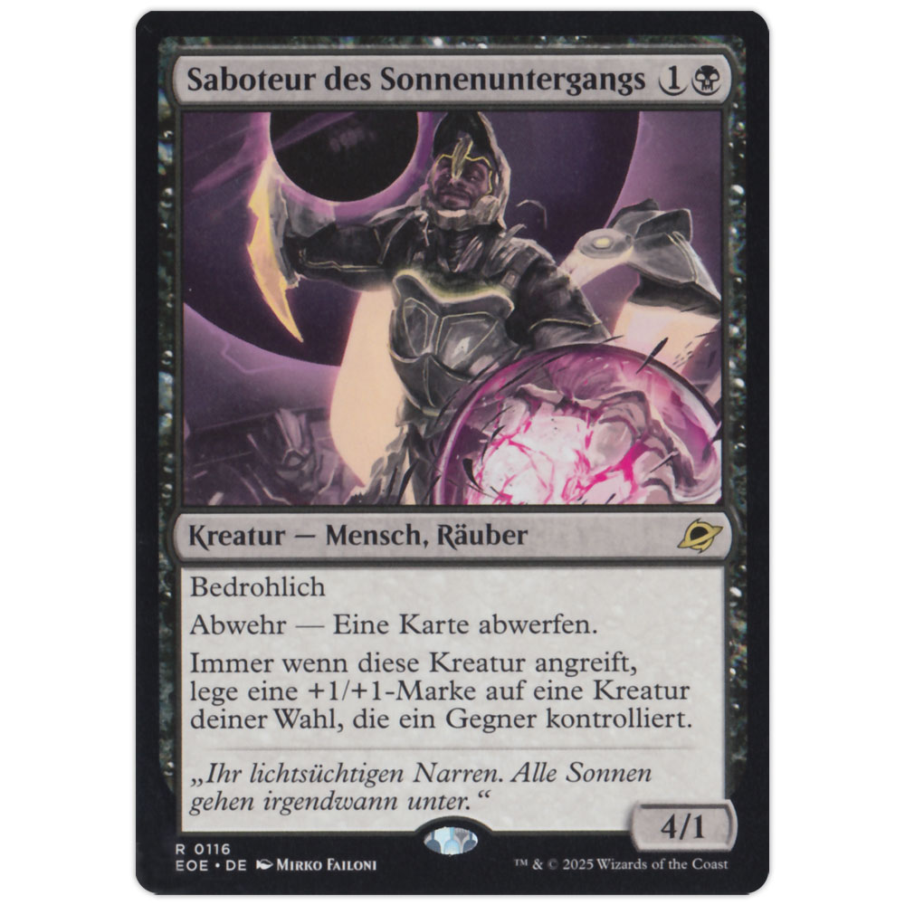 Bild von EOE-DE0116 Saboteur des Sonnenuntergangs