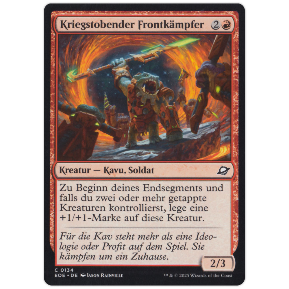 Bild von EOE-DE0134 Kriegstobender Frontkämpfer