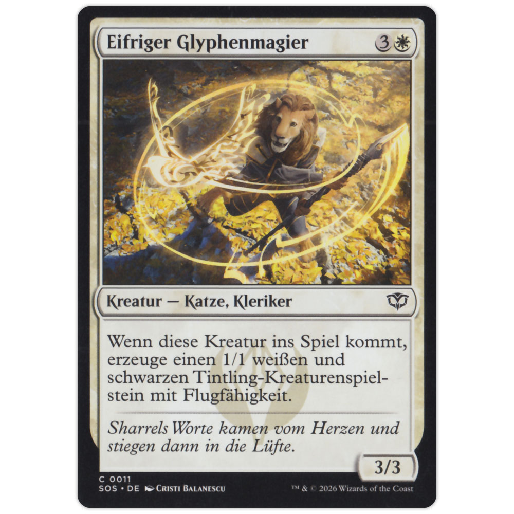 Bild von SOS-DE0011 Eifriger Glyphenmagier