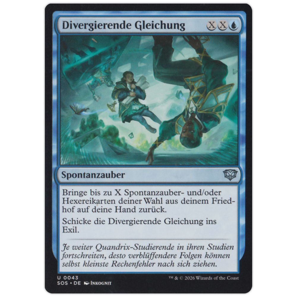 Bild von SOS-DE0043 Divergierende Gleichung
