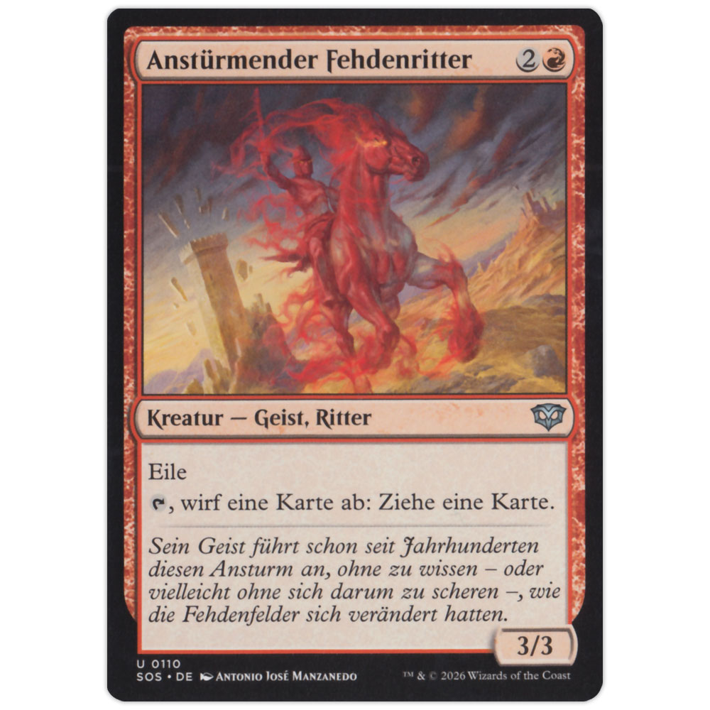 Bild von SOS-DE0110 Anstürmender Fehdenritter