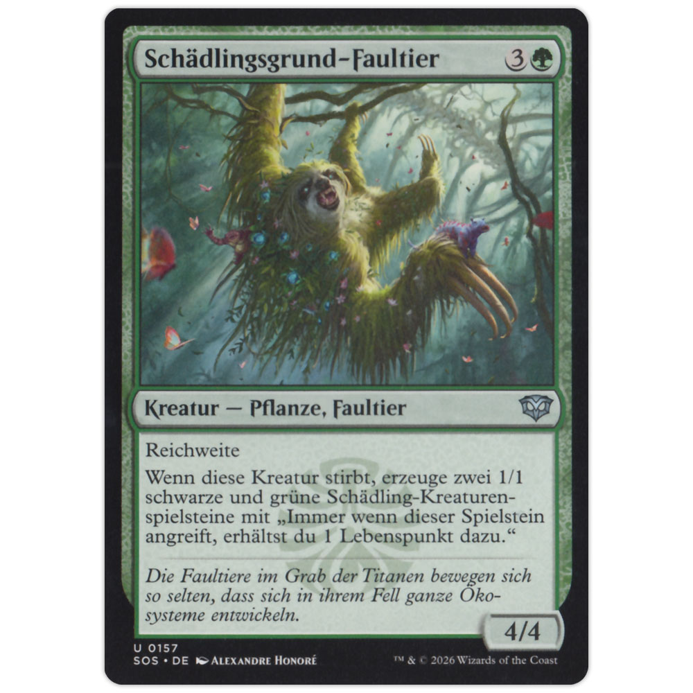 Bild von SOS-DE0157 Schädlingsgrund-Faultier