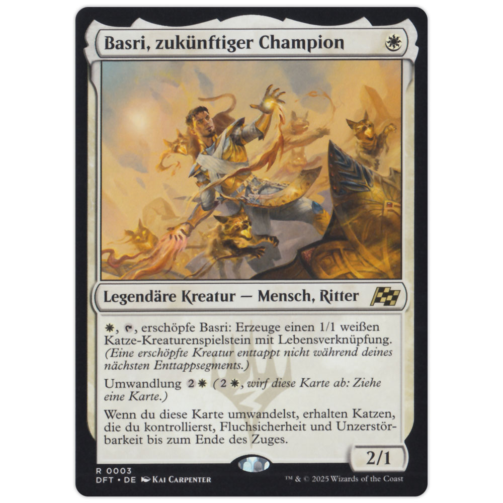 Bild von DFT-DE0003 Basri, zukünftiger Champion