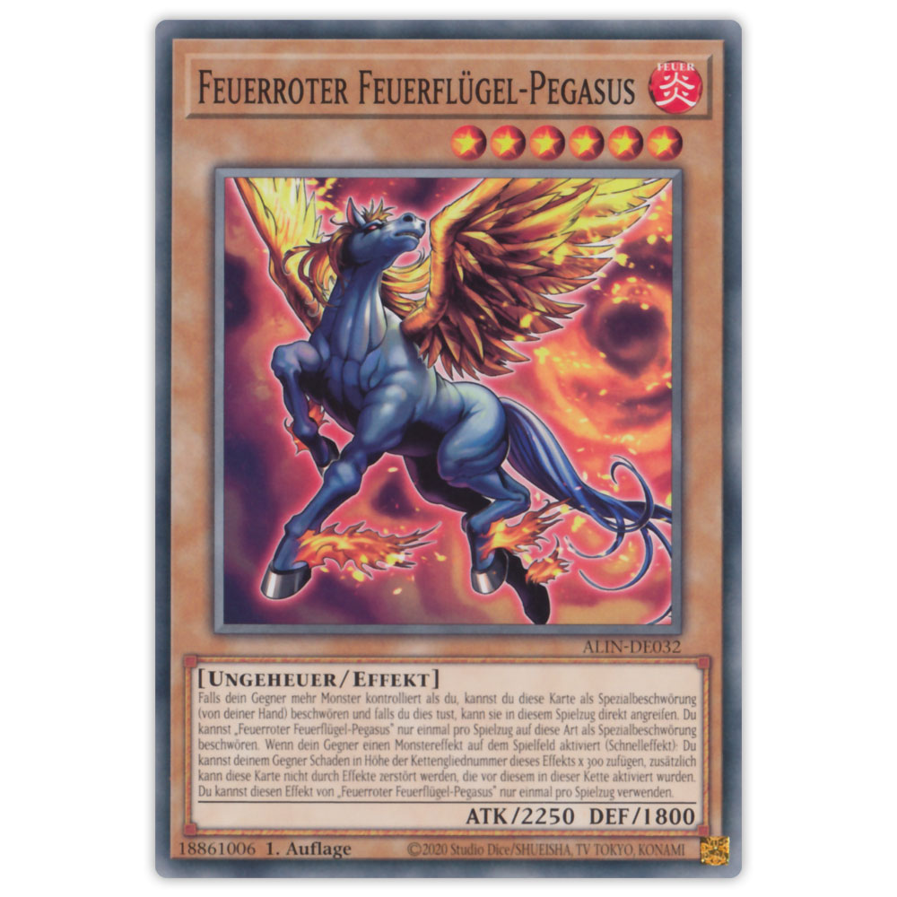 Bild von ALIN-DE032 Feuerroter Feuerflügel-Pegasus