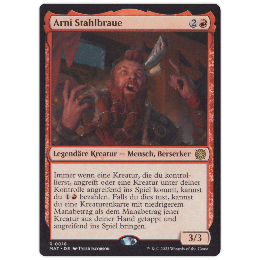 Bild von MAT-DE0016 Arni Stahlbraue