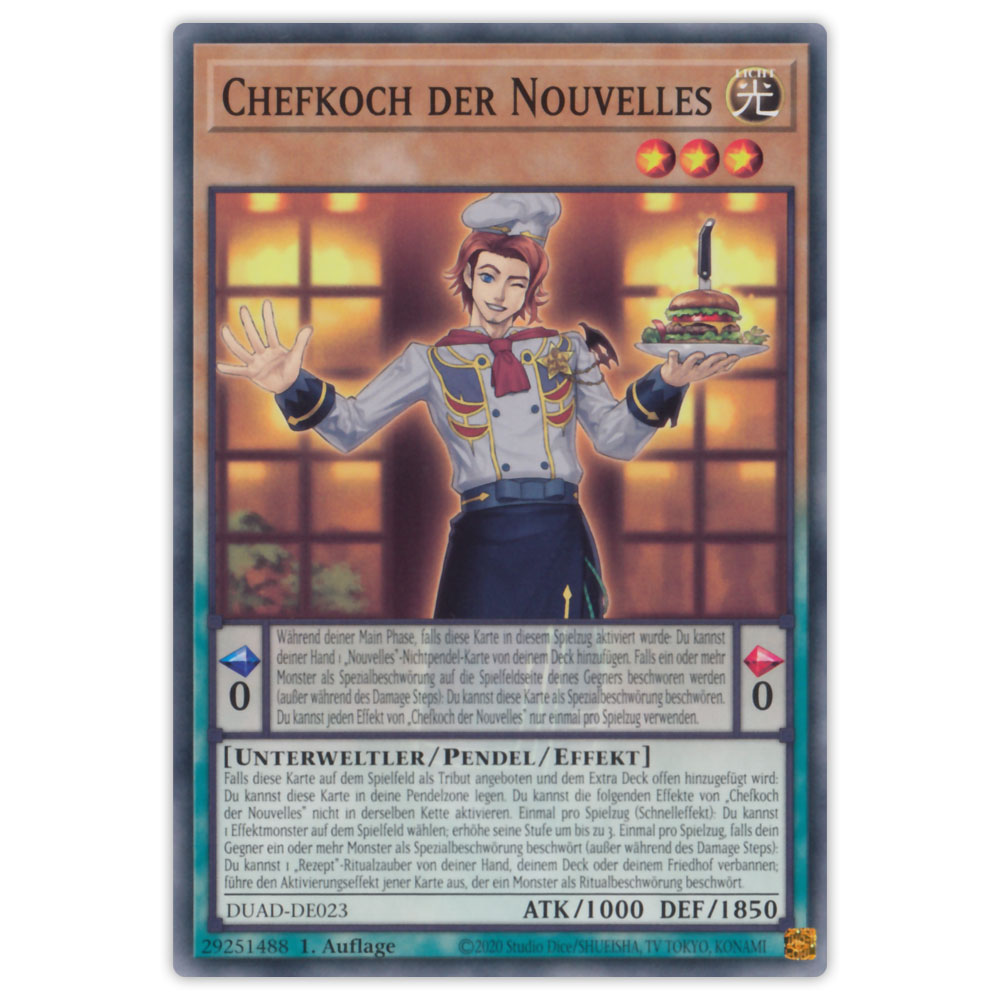 DUAD-DE023 Chefkoch der Nouvelles