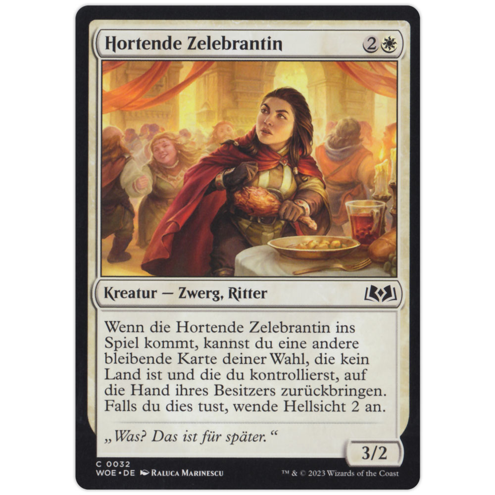 WOE-DE0032 Hortende Zelebrantin