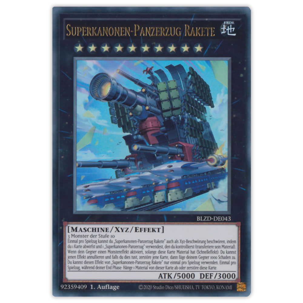 BLZD-DE043 Superkanonen-Panzerzug Rakete