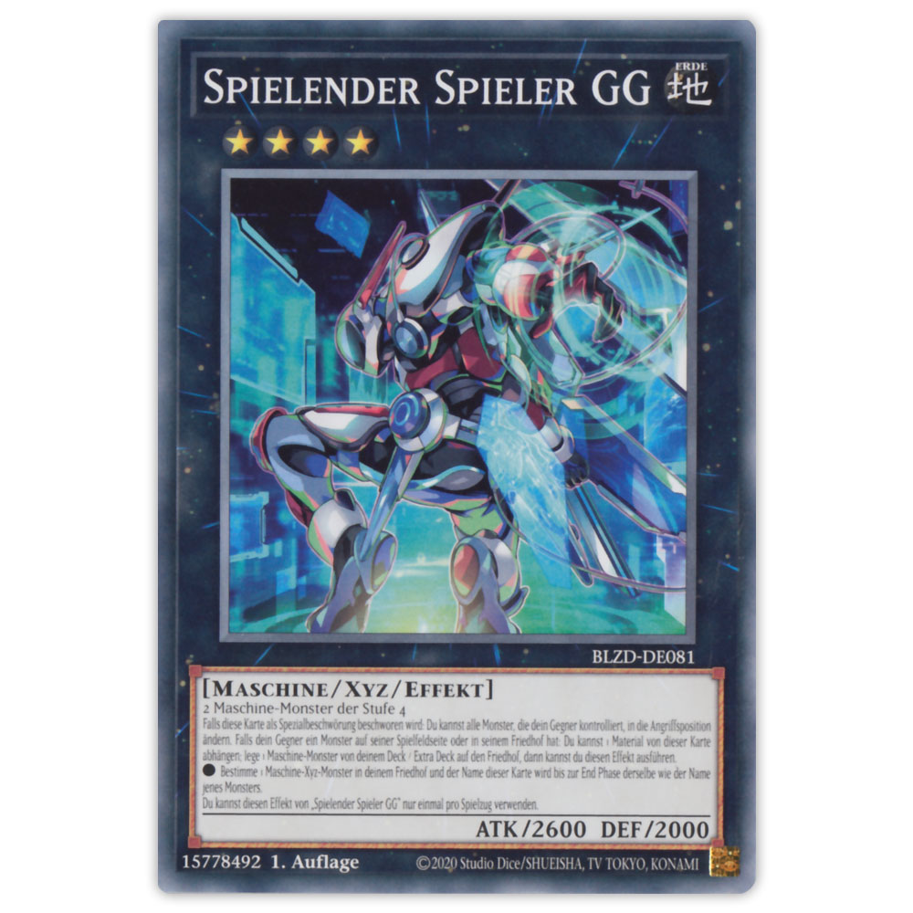 BLZD-DE081 Spielender Spieler GG