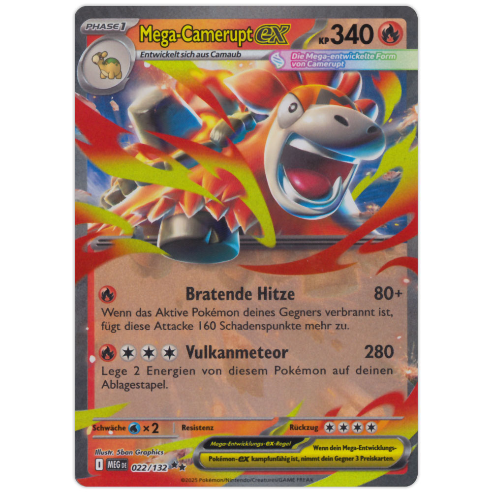 MEG-DE022 Mega-Camerupt-ex