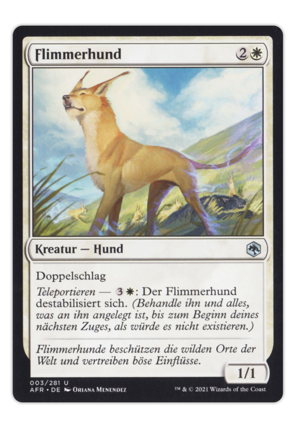AFR-DE0003 Flimmerhund