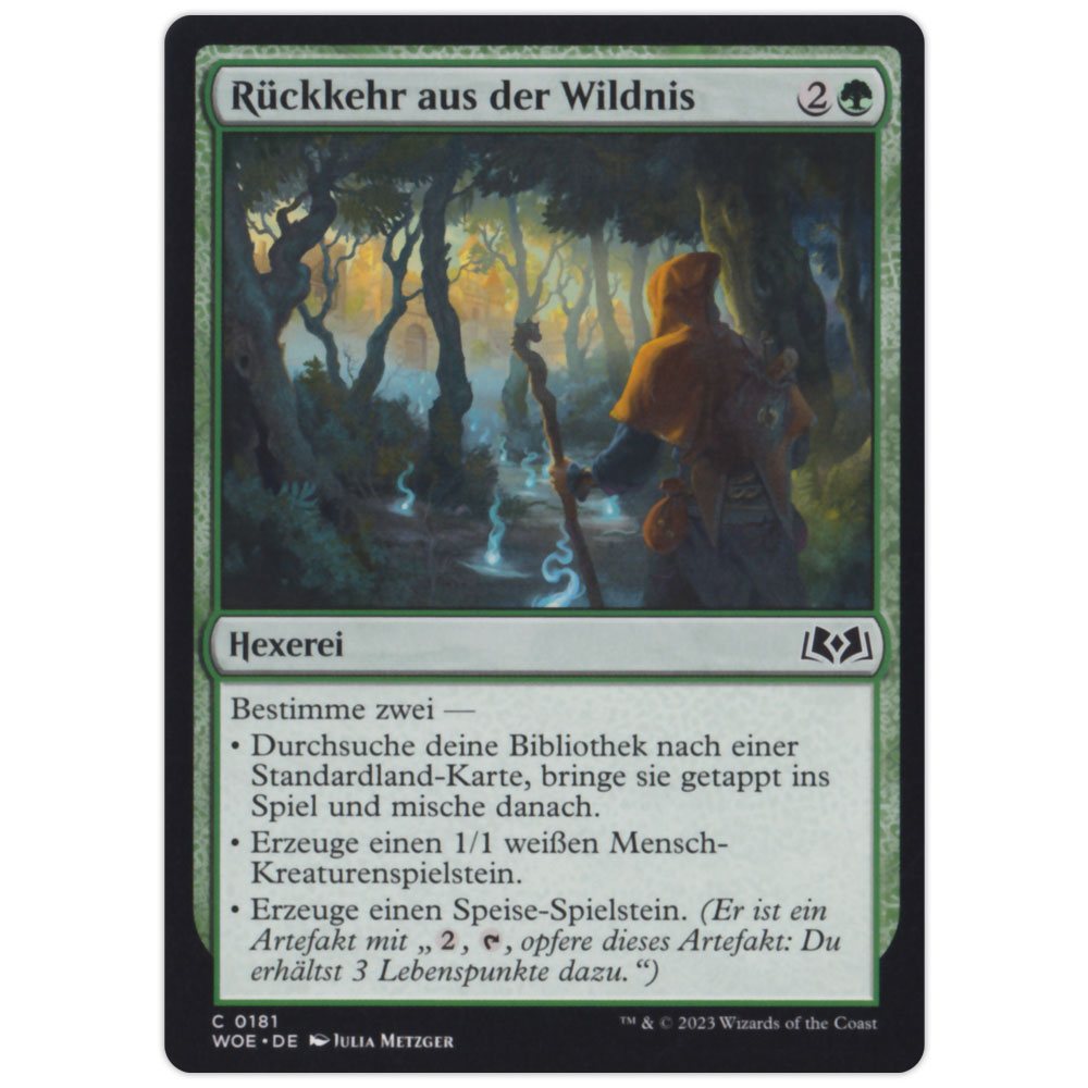 WOE-DE0181 Rückkehr aus der Wildnis
