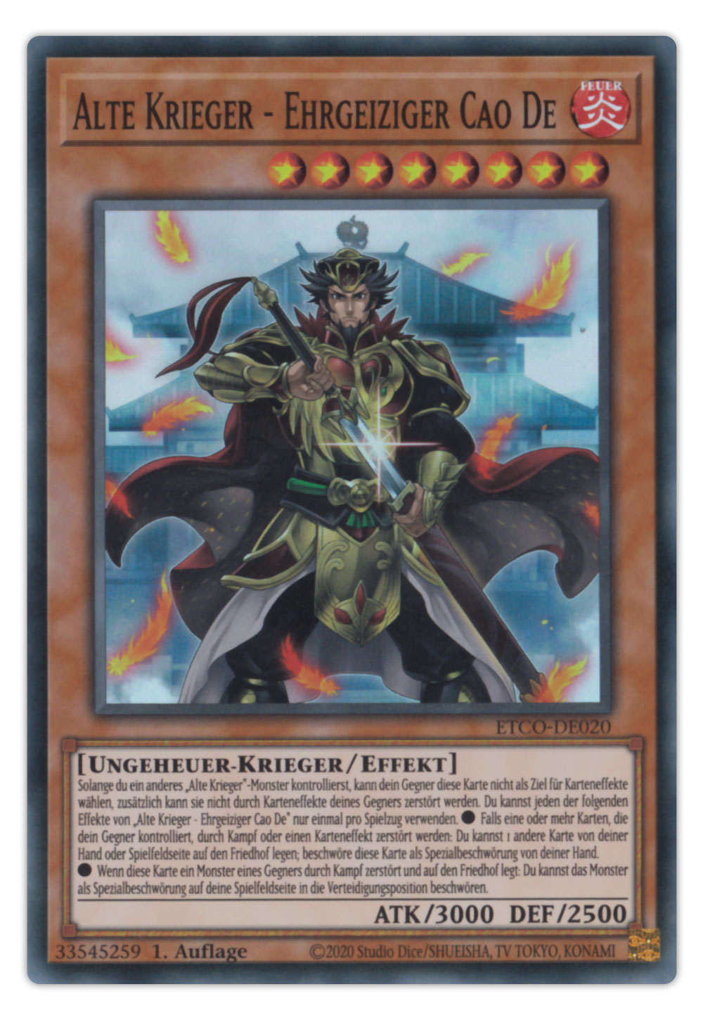 ETCO-DE020 Alte Krieger - Ehrgeiziger Cao De