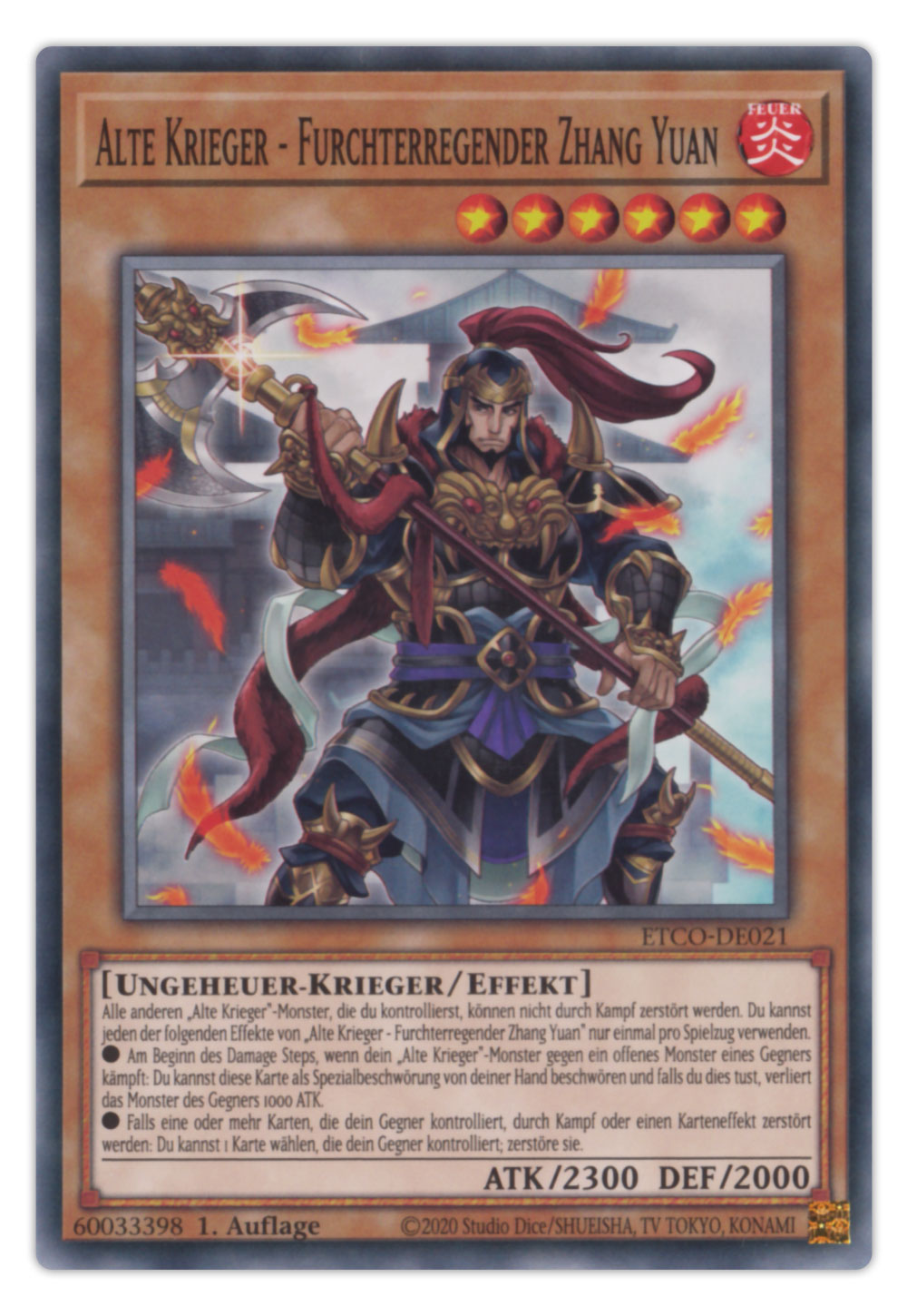 ETCO-DE021 Alte Krieger - Furchterregender Zhang Yuan