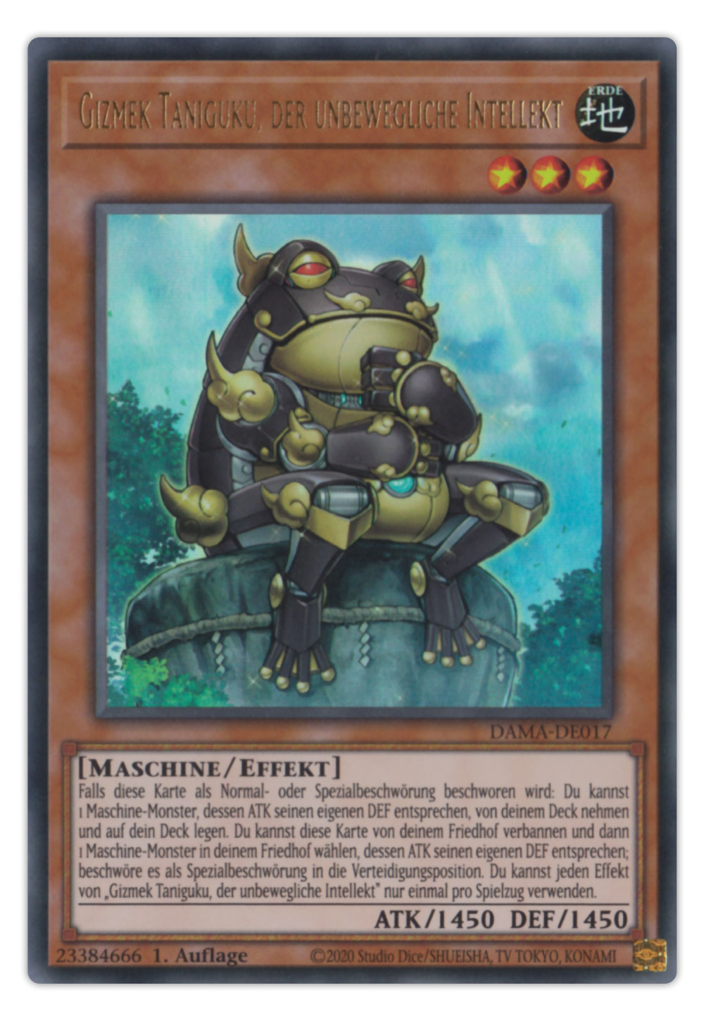 DAMA-DE017 Gizmek Taniguku, der unbewegliche Intellekt