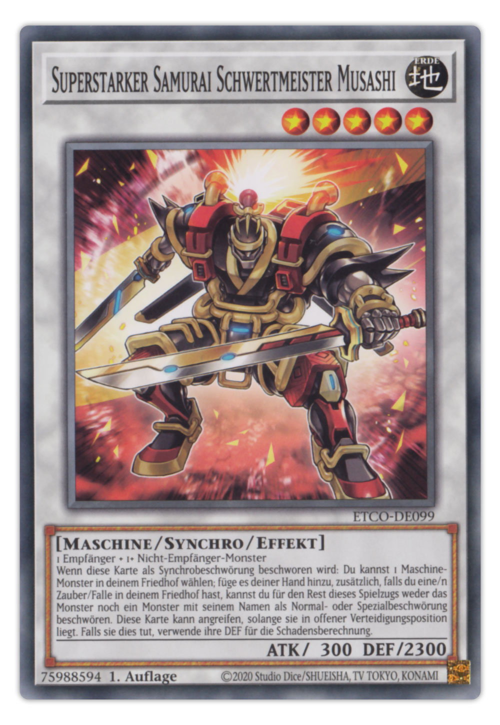 ETCO-DE099 Superstarker Samurai Schwertmeister Musashi