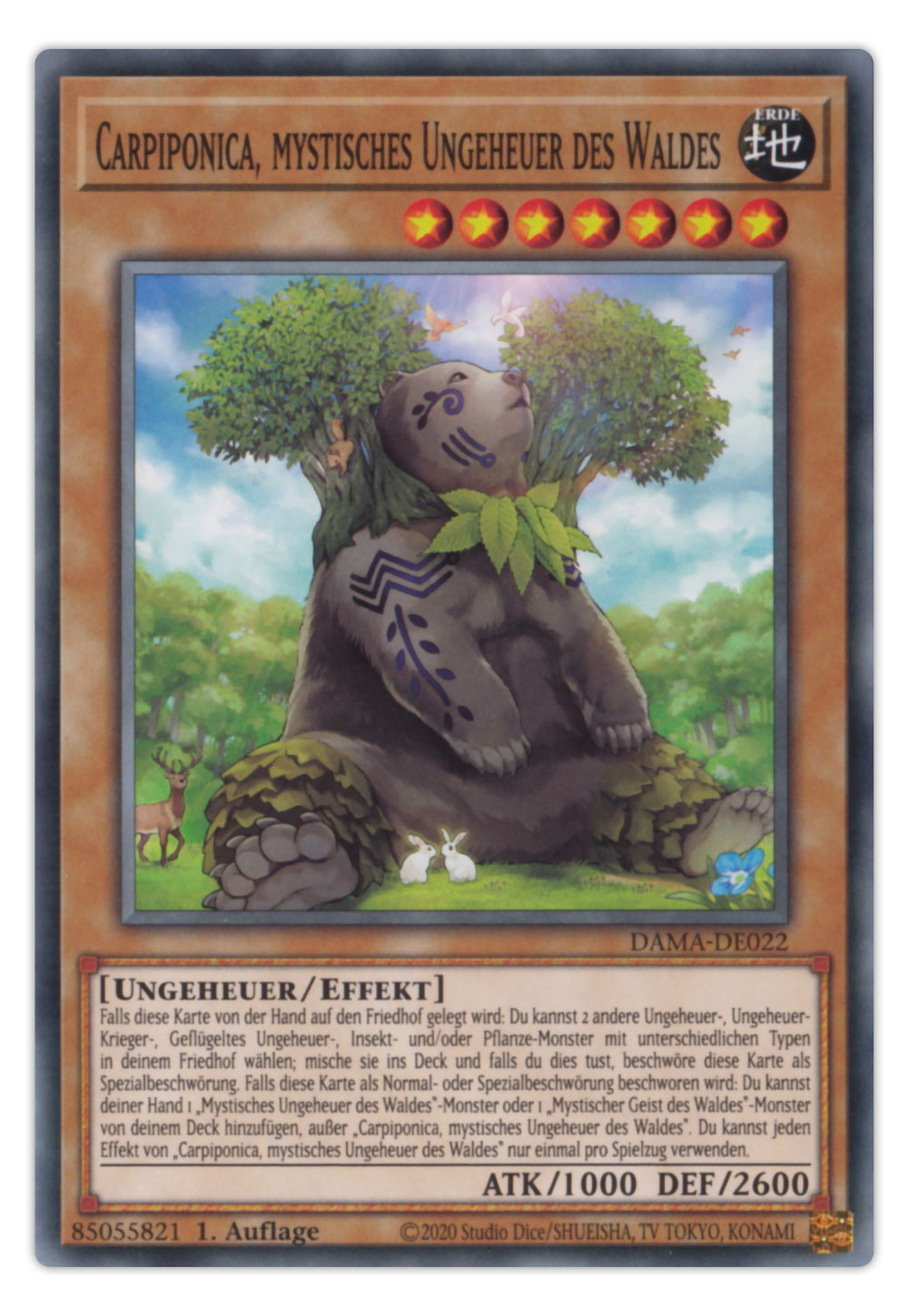 DAMA-DE022 Carpiponica, mystisches Ungeheuer des Waldes