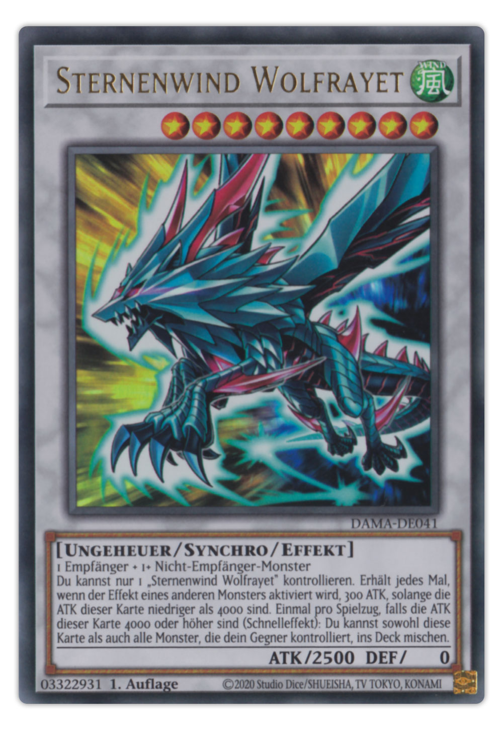 DAMA-DE041 Sternenwind Wolfrayet