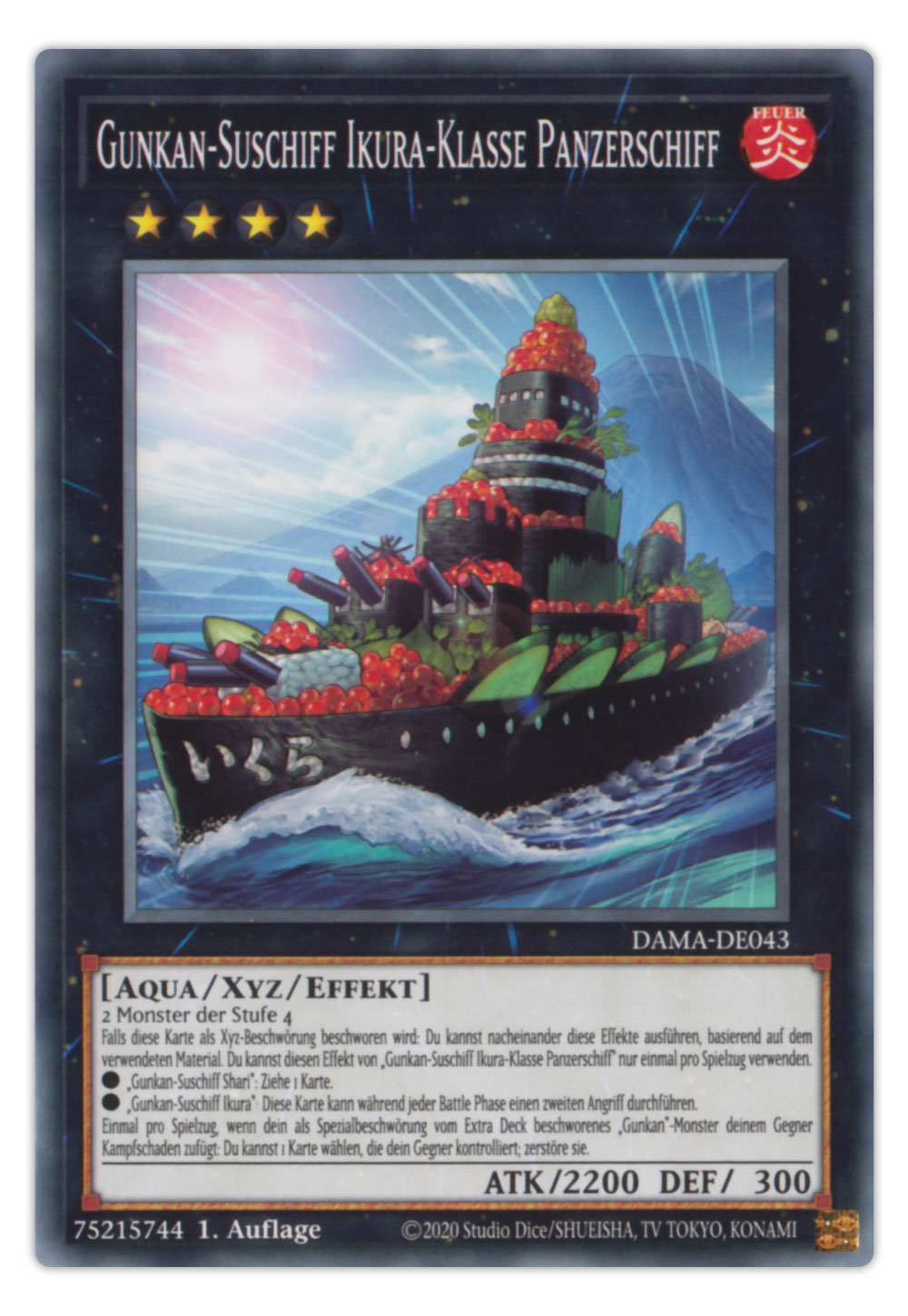 DAMA-DE043 Gunkan-Suschiff Ikura-Klasse Panzerschiff