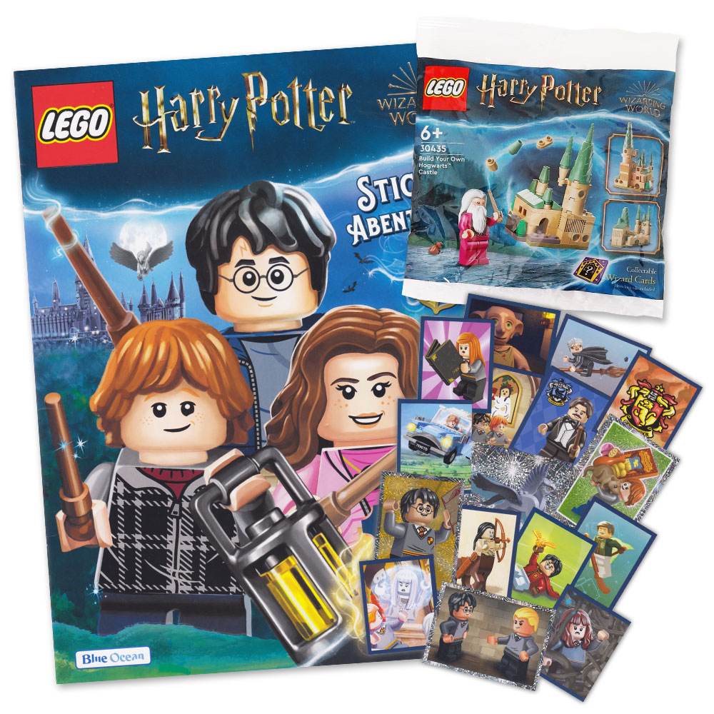 Bild von Harry Potter Stickerabenteuer - Album Hogwarts Bausatz + 40 Sticker