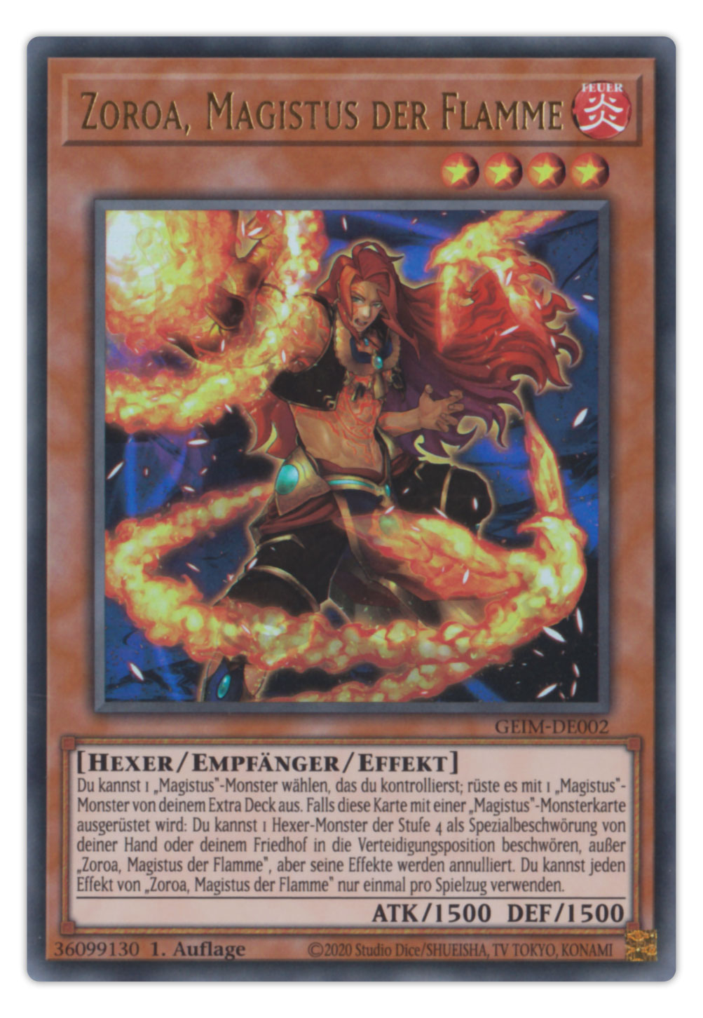 GEIM-DE002 Zoroa, Magistus der Flamme