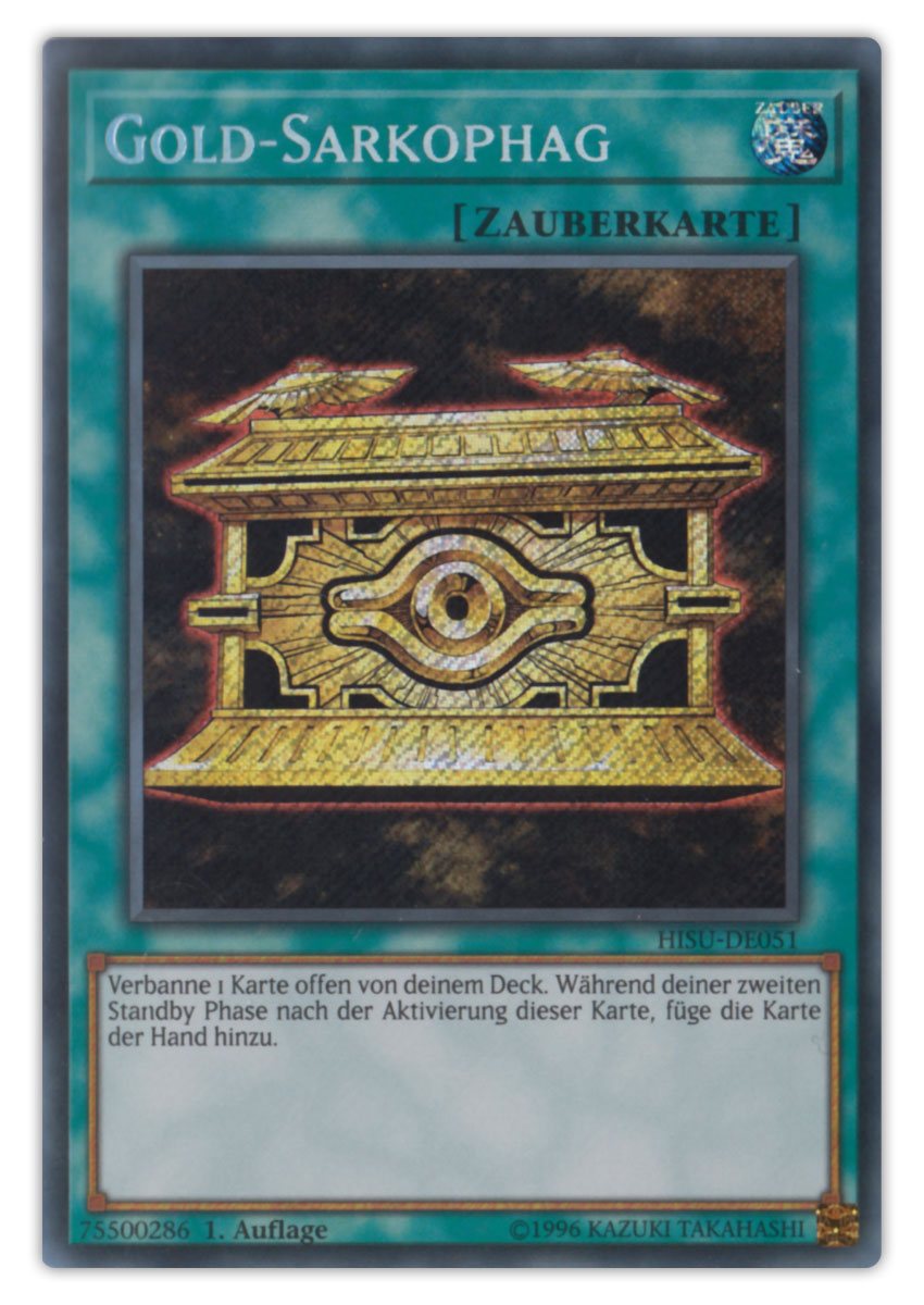 HISU-DE051 Gold-Sarkophag