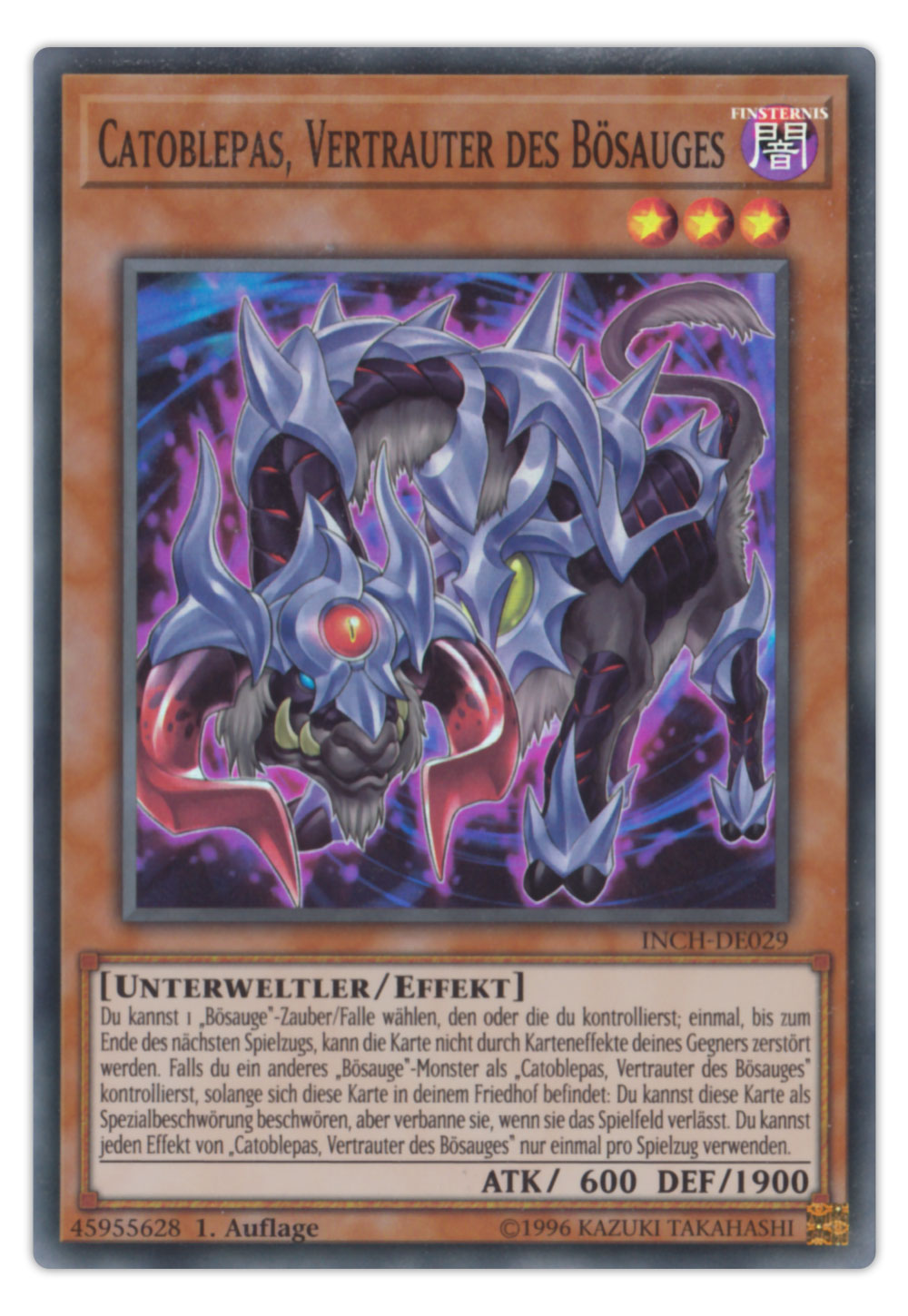 INCH-DE029 Catoblepas, Vertrauter des Bösauges
