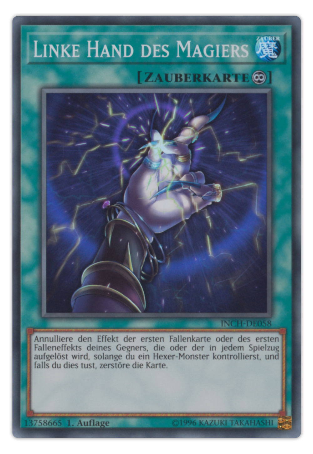 INCH-DE058 Linke Hand des Magiers
