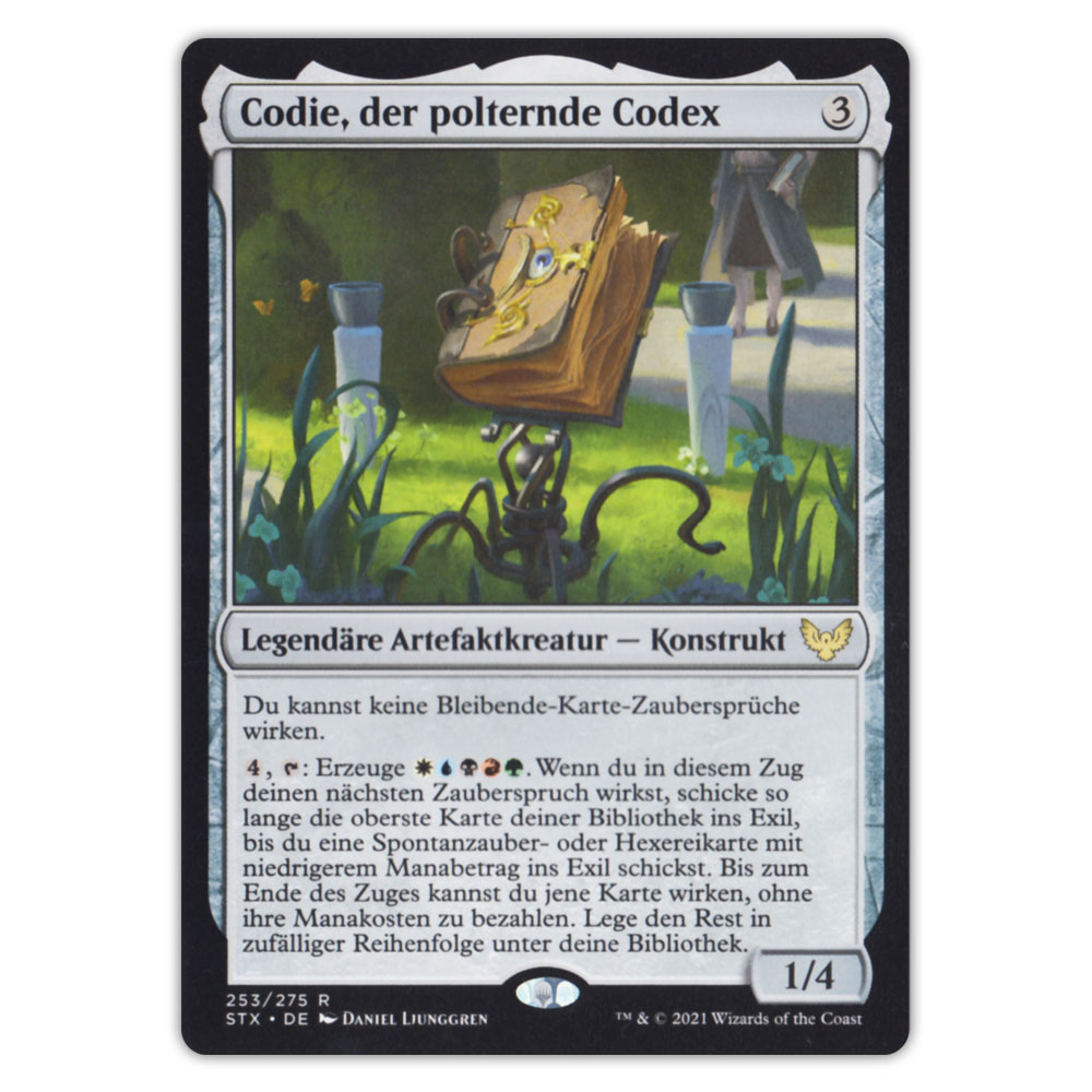 Bild von Codie, der polternde Codex