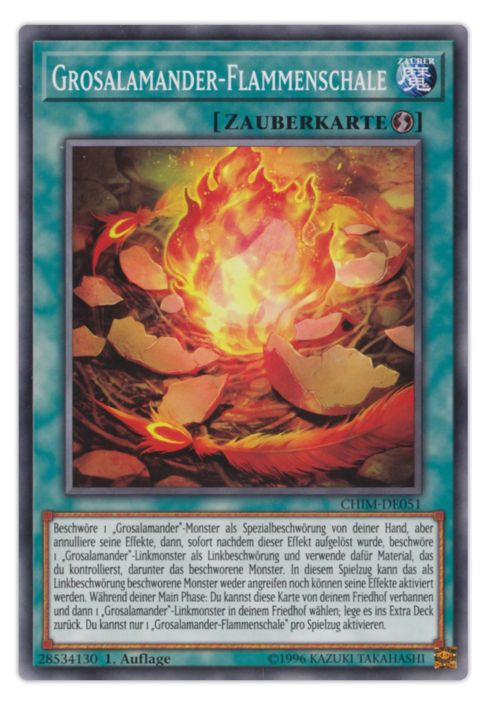 CHIM-DE051 Grosalamander-Flammenschale