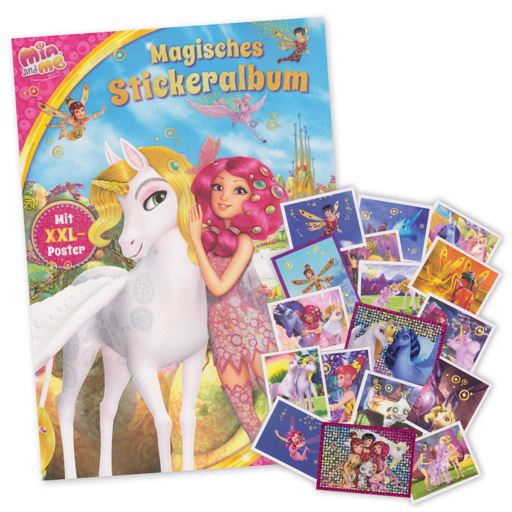 Bild von Mia and me Serie 6 - Set mit Album und 50 verschiedenen Stickern